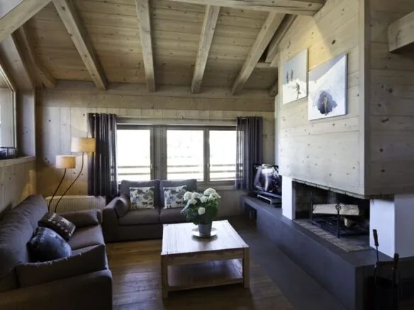 Apartment for rent on the second floor of the "Le Saint-Amour Park" residence, in the heart of Megève. - Photo 1
