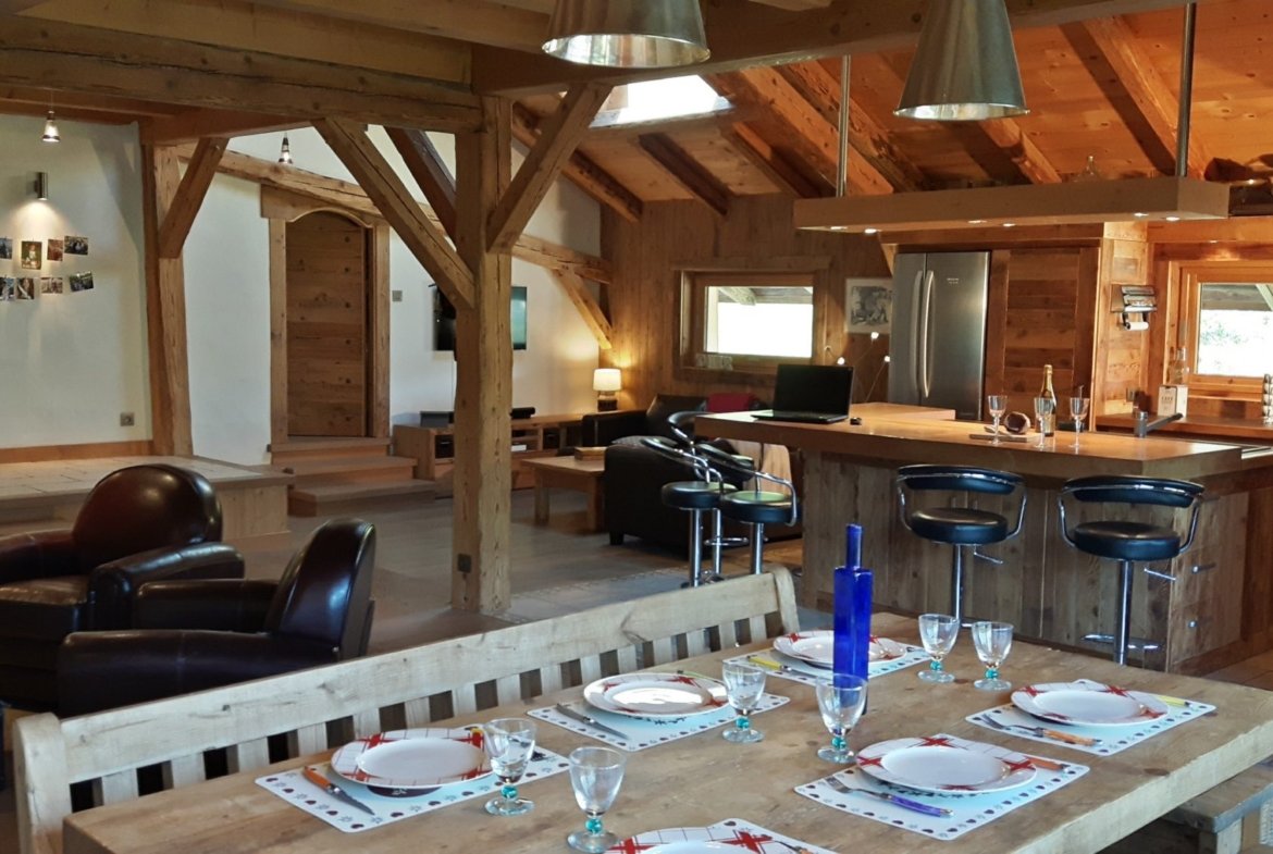 Appartement familial à louer Megève — photo 4