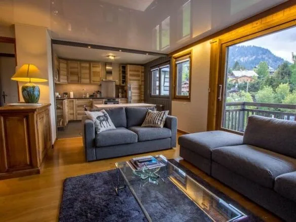 Appartement familial à louer Rochebrune Megève — photo 1