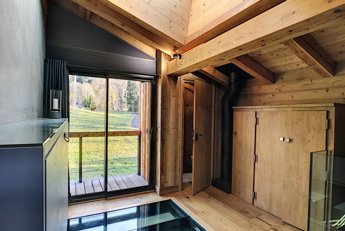 Contemporary chalet for rent for the season in Megève, Cassioz. - Photo 5