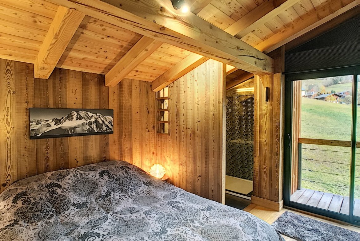 Contemporary chalet for rent for the season in Megève, Cassioz. - Photo 6