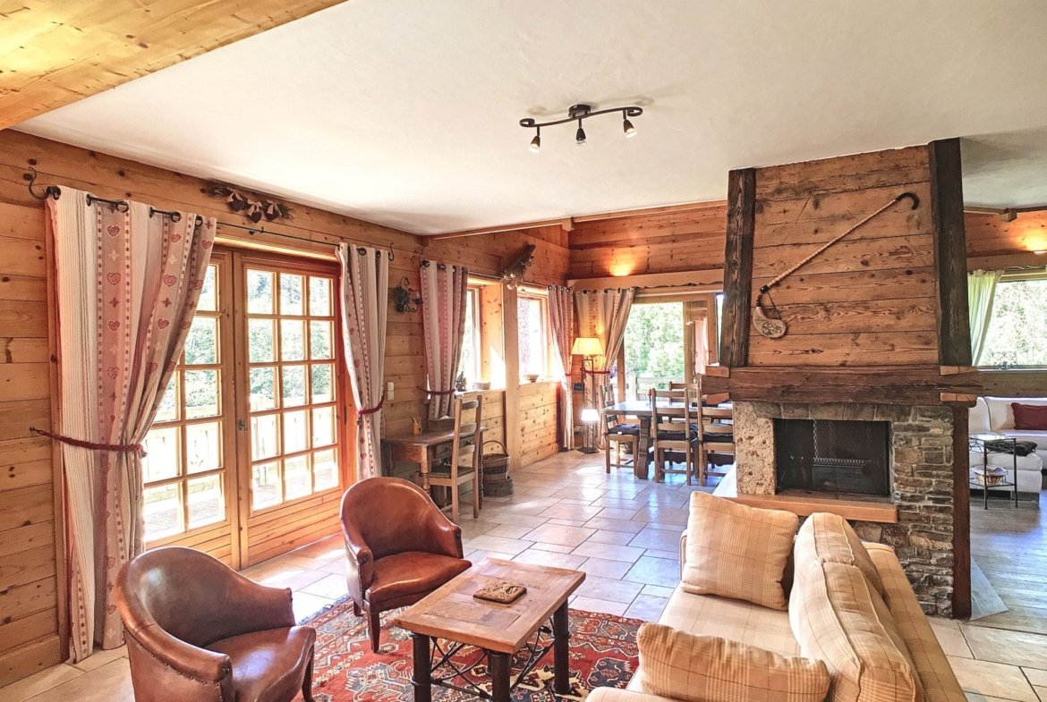 Large chalet for rent for the season between Megève and Demi-Quartier. - Photo 2