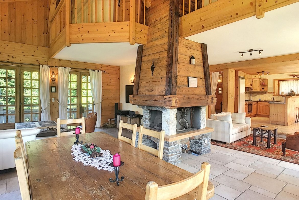 Large chalet for rent for the season between Megève and Demi-Quartier. - Photo 3