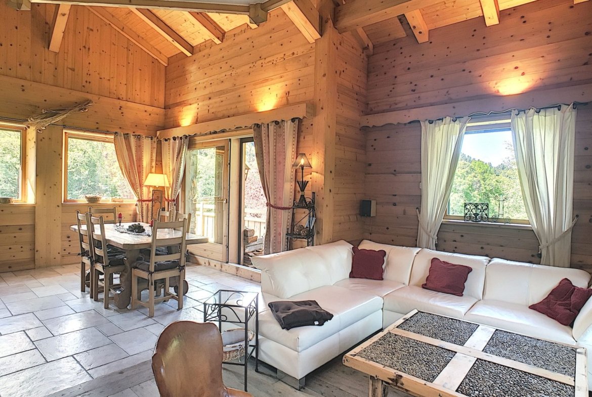 Large chalet for rent for the season between Megève and Demi-Quartier. - Photo 4