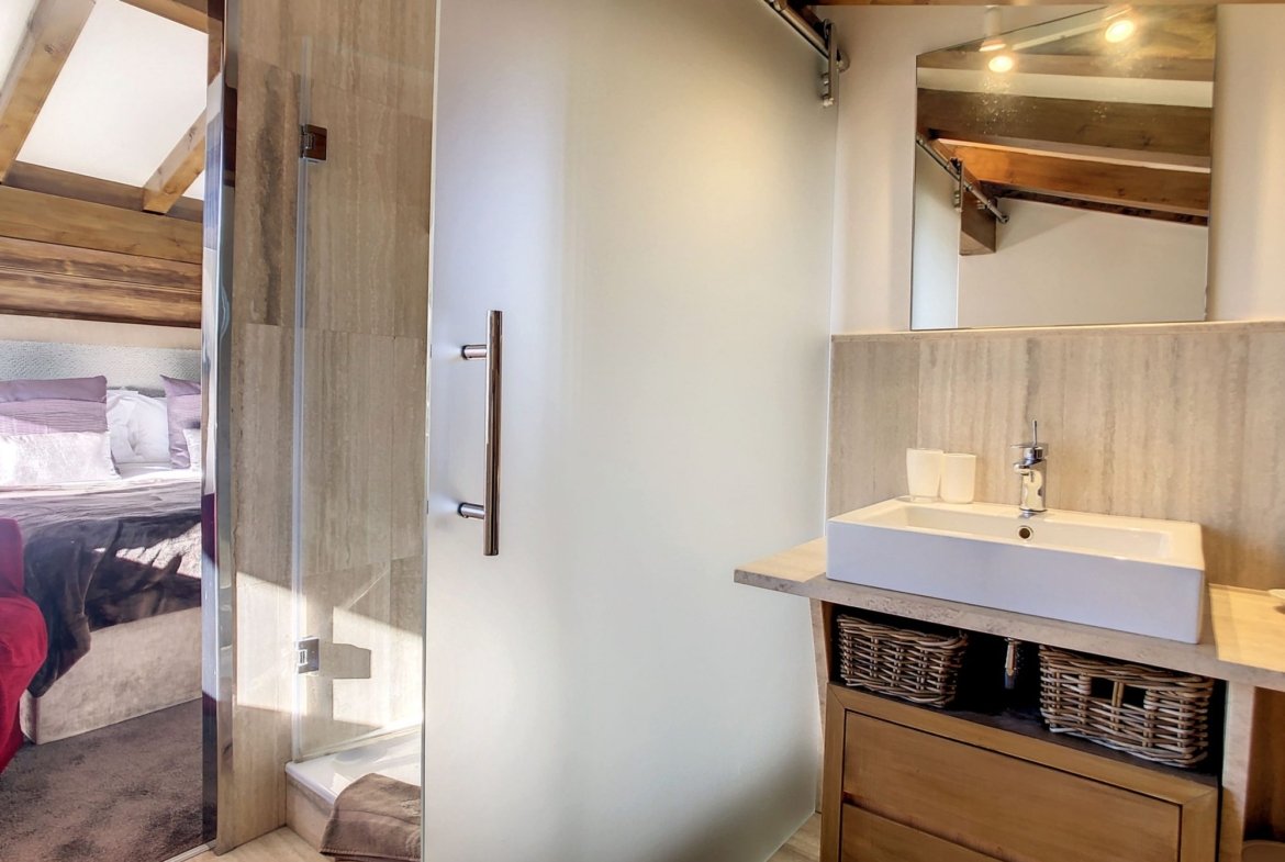 Grand duplex à louer Rochebrune Megève — photo 15