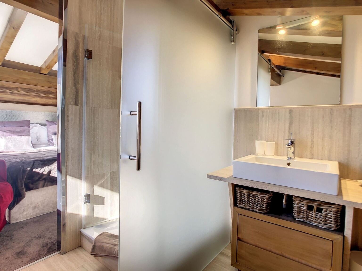 Grand duplex à louer Rochebrune Megève — photo 15