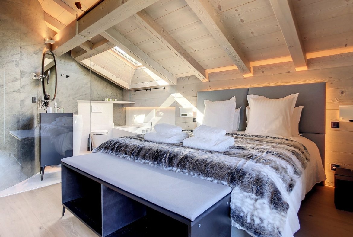 Brand-new chalet for rent in Combloux. - Photo 14