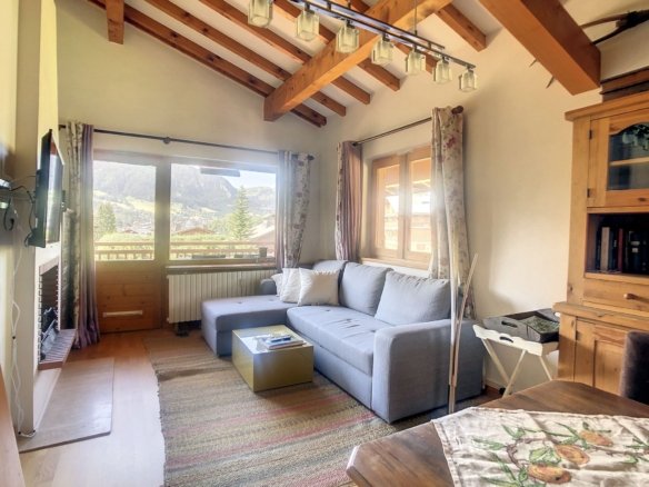 Appartement avec terrasse à louer Jaillet Megève — photo 1
