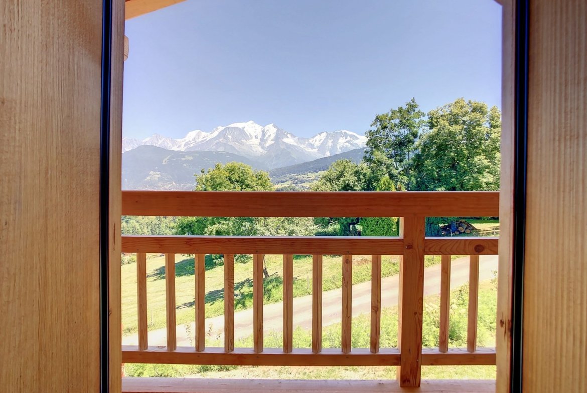 Brand-new chalet for rent in Combloux with an exceptional view. - Photo 11