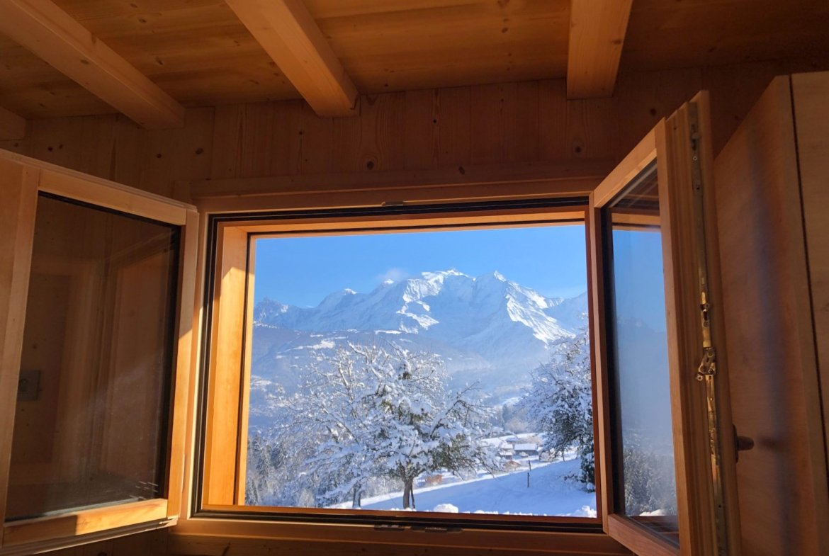 Brand-new chalet for rent in Combloux with an exceptional view. - Photo 13