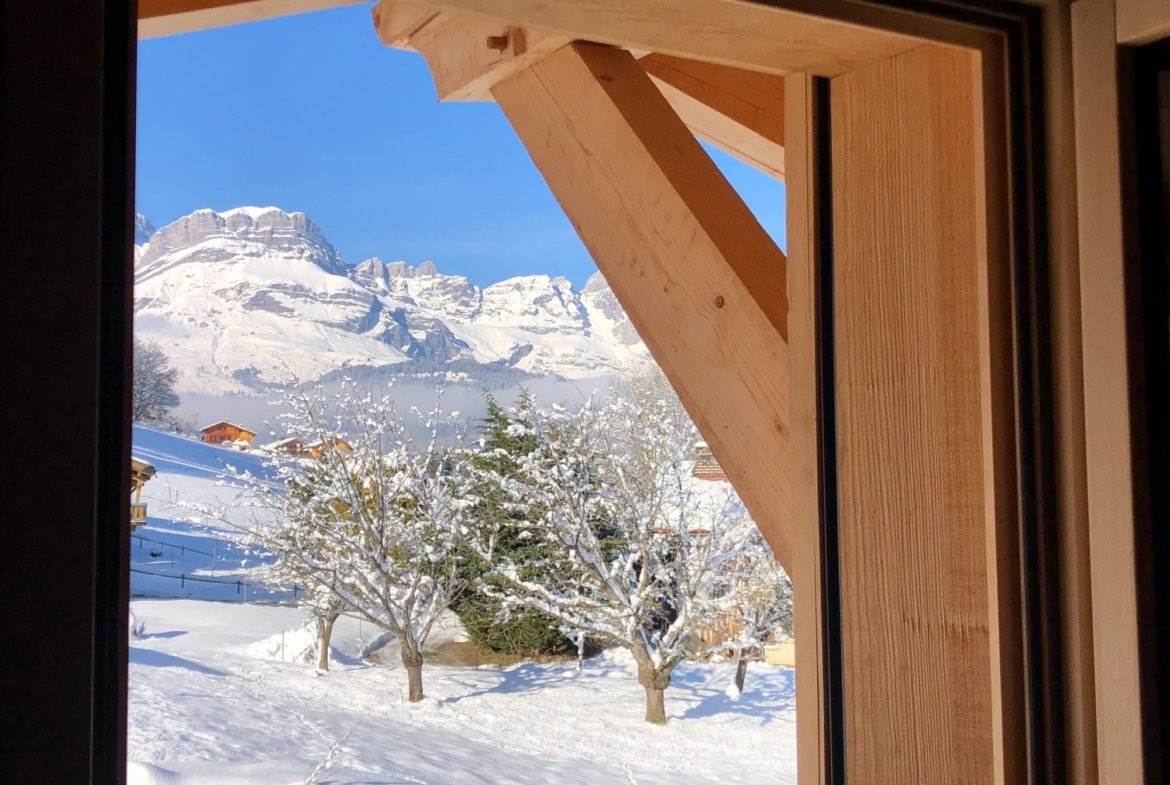 Brand-new chalet for rent in Combloux with an exceptional view. - Photo 14