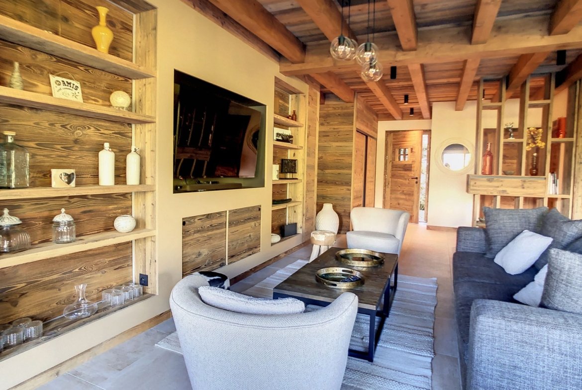 Brand-new half-chalet for rent in Combloux, facing Mont Blanc. - Photo 2