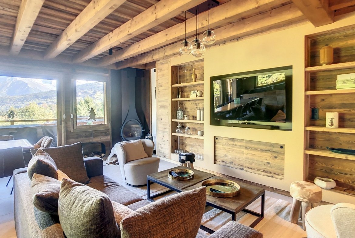 Brand-new half-chalet for rent in Combloux, facing Mont Blanc. - Photo 4