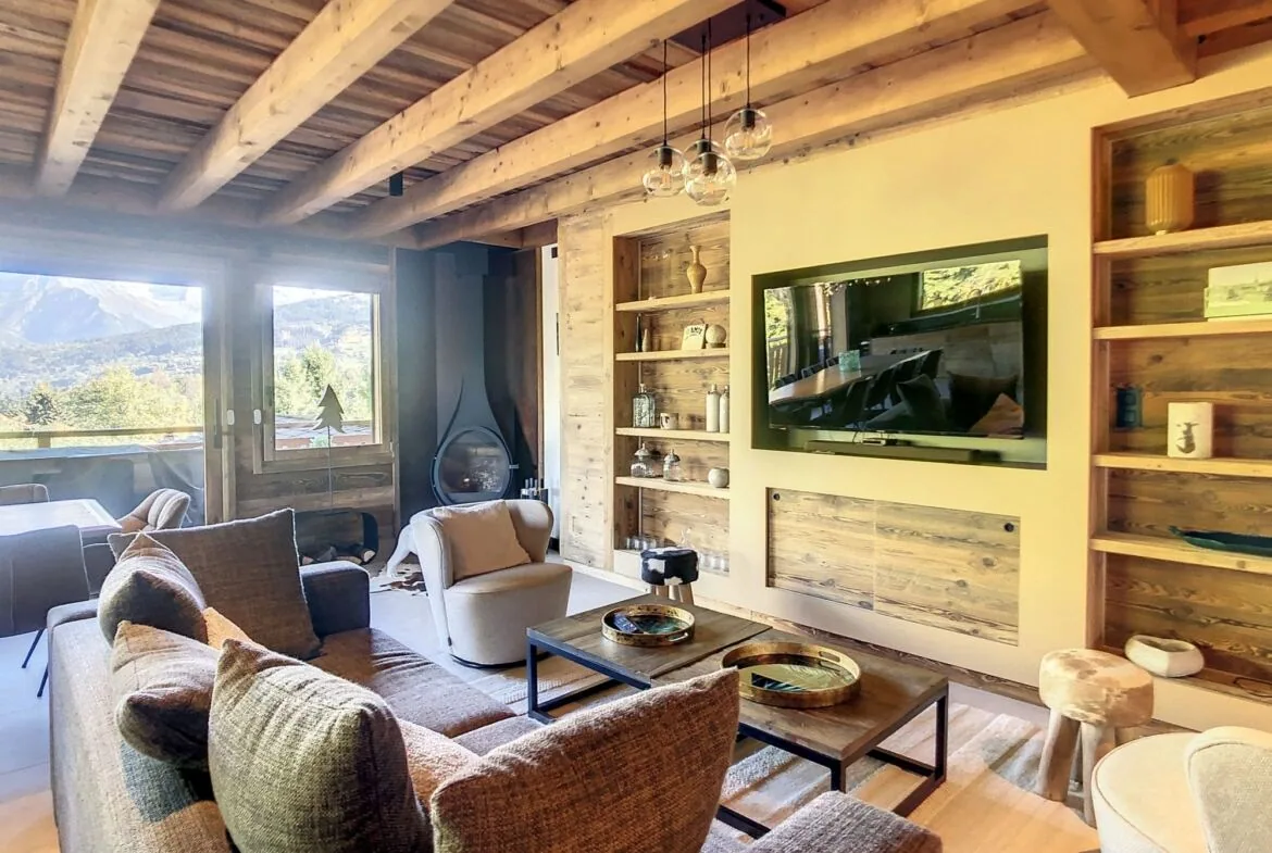 Brand-new half-chalet for rent in Combloux, facing Mont Blanc. - Photo 4