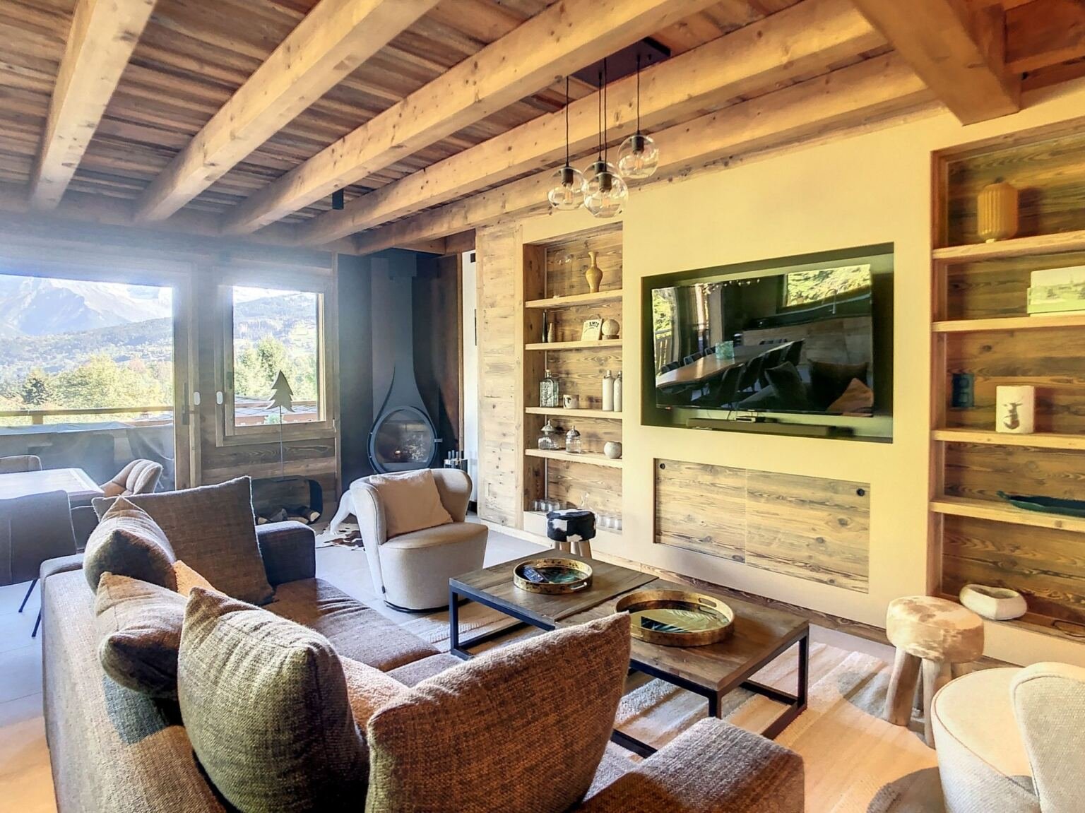 Brand-new half-chalet for rent in Combloux, facing Mont Blanc. - Photo 4