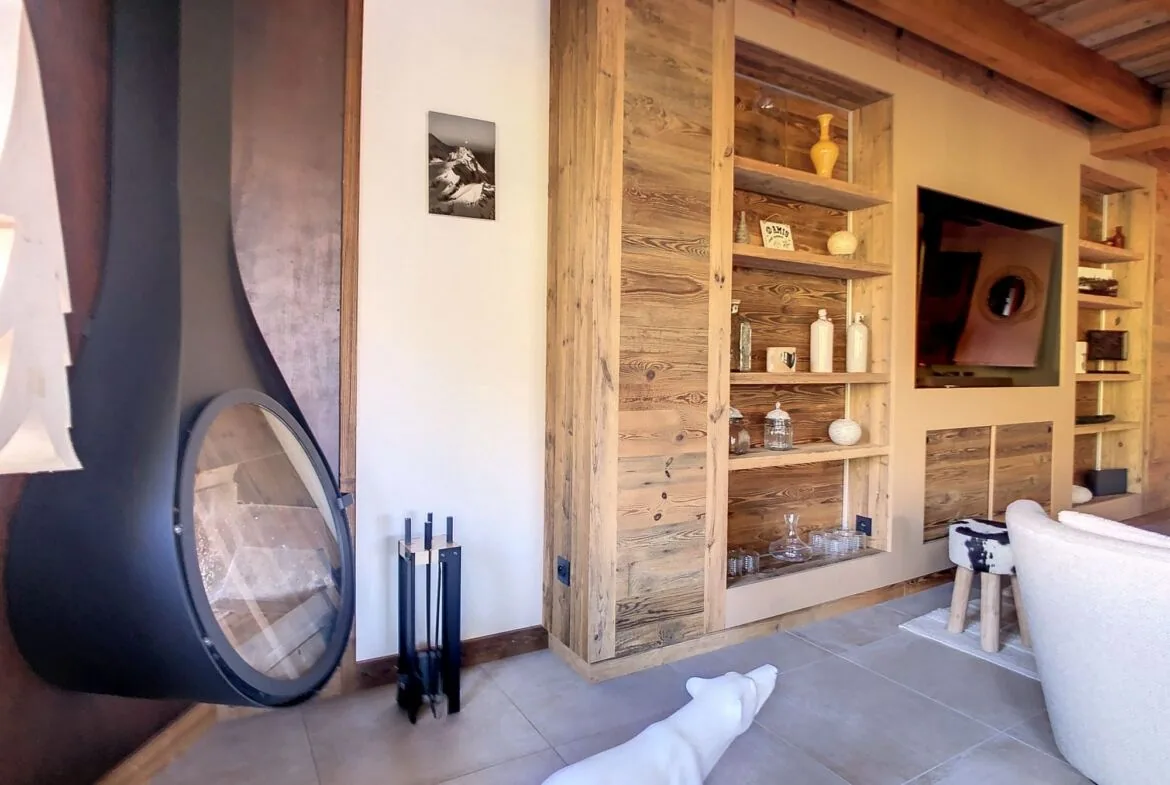 Brand-new half-chalet for rent in Combloux, facing Mont Blanc. - Photo 5