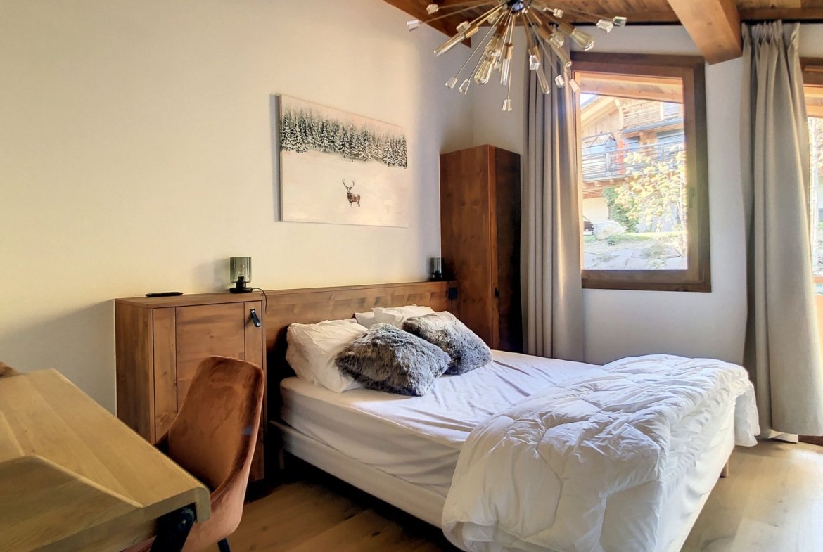 Brand-new half-chalet for rent in Combloux, facing Mont Blanc. - Photo 12
