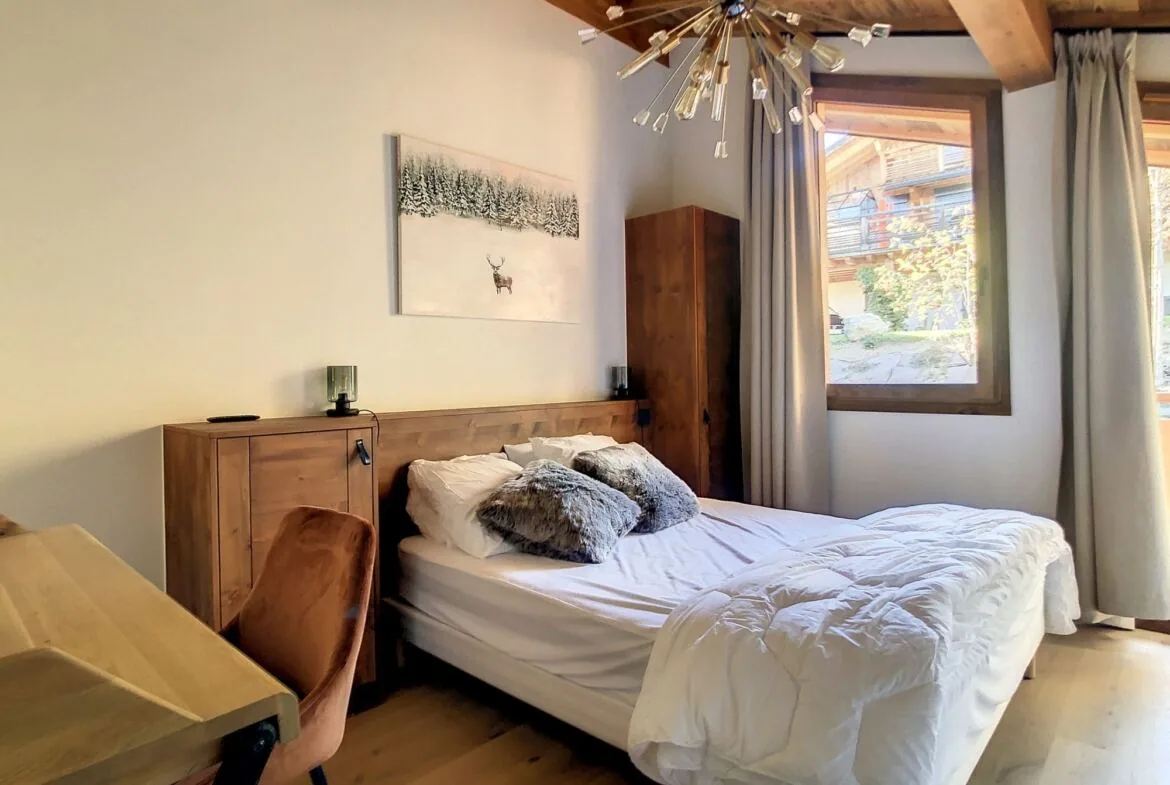 Brand-new half-chalet for rent in Combloux, facing Mont Blanc. - Photo 12