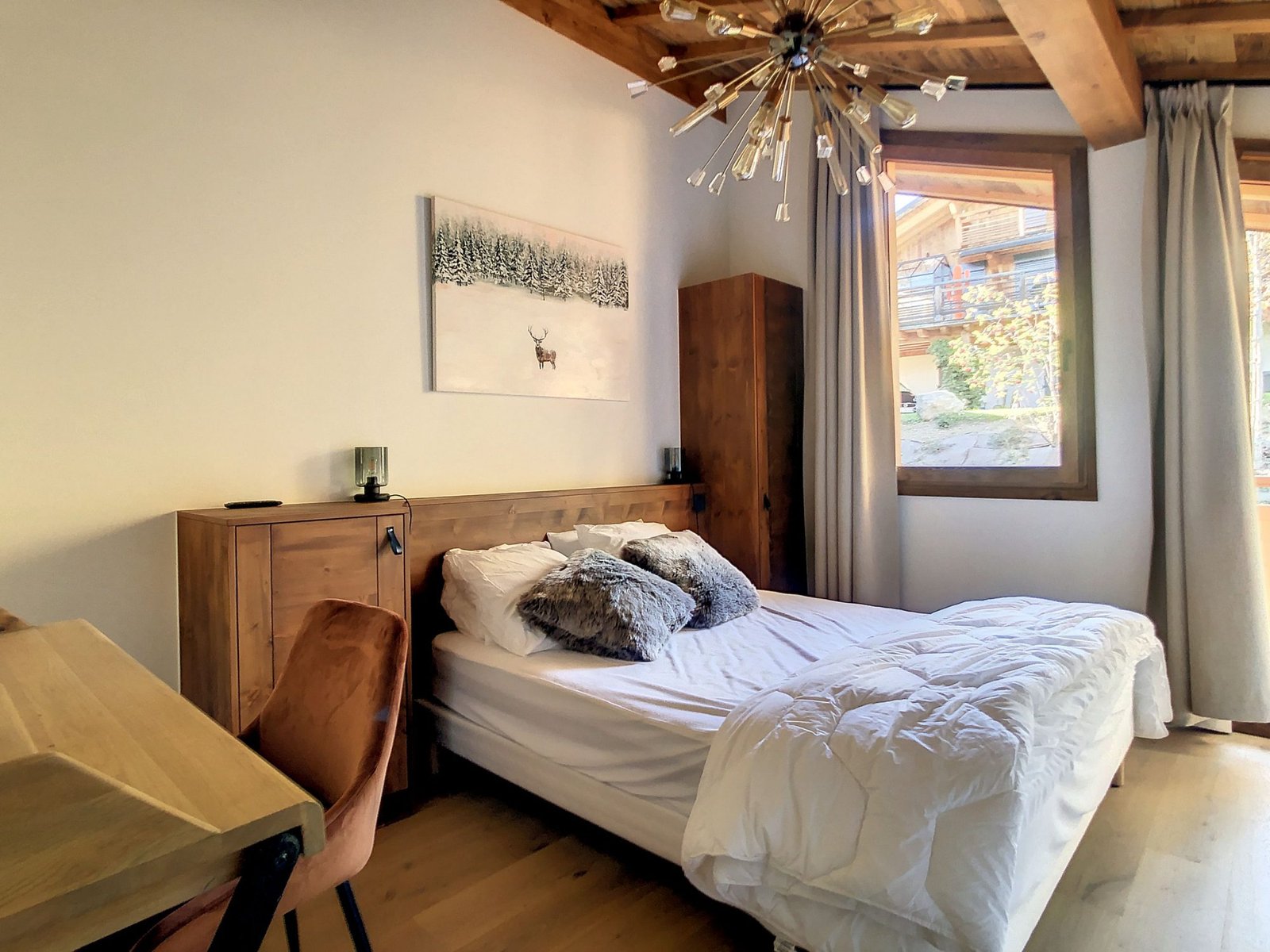 Brand-new half-chalet for rent in Combloux, facing Mont Blanc. – Photo 12 Brand-new half-chalet for rent in Combloux, facing Mont Blanc. - Photo 12