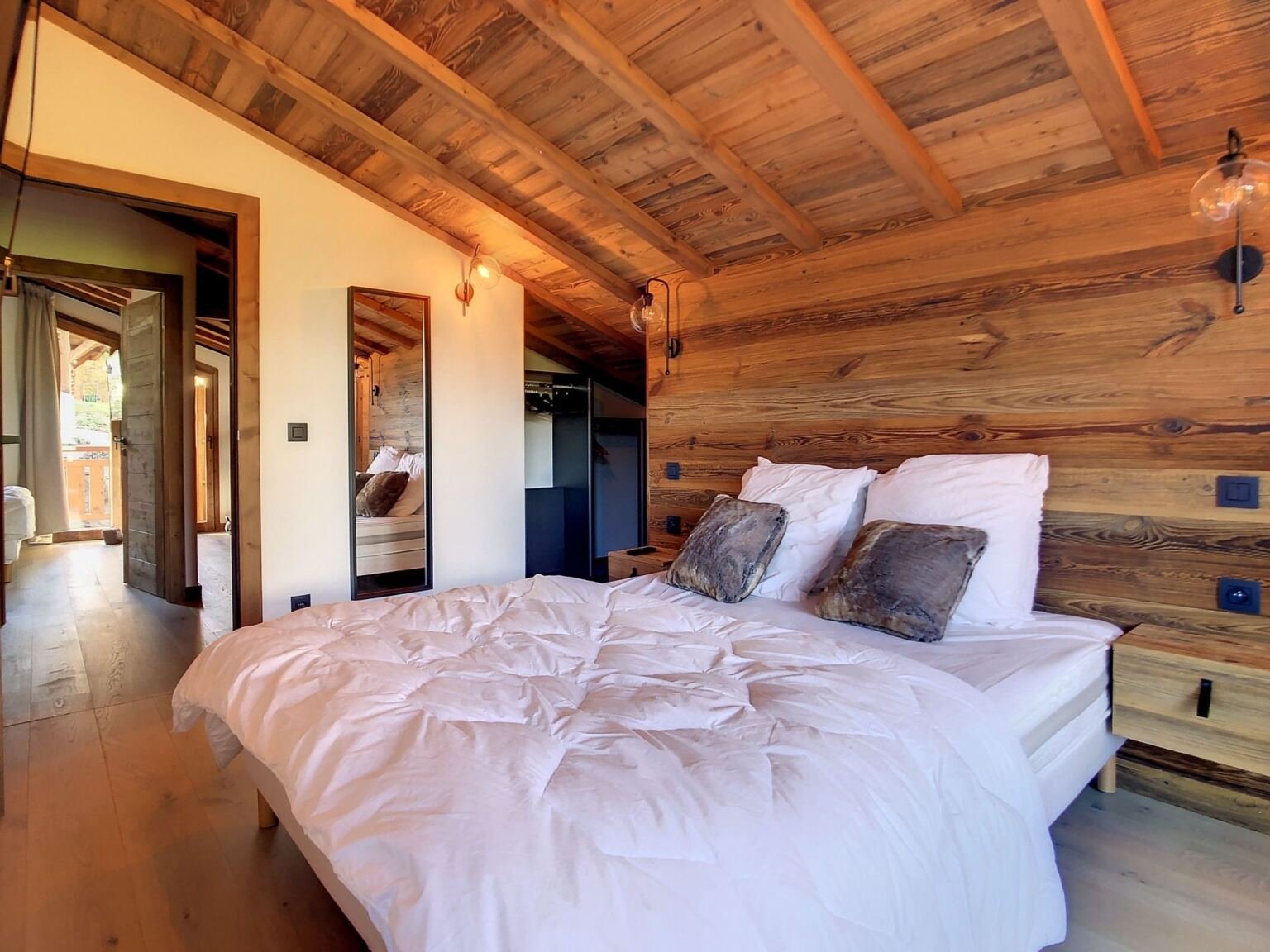 Brand-new half-chalet for rent in Combloux, facing Mont Blanc. - Photo 14