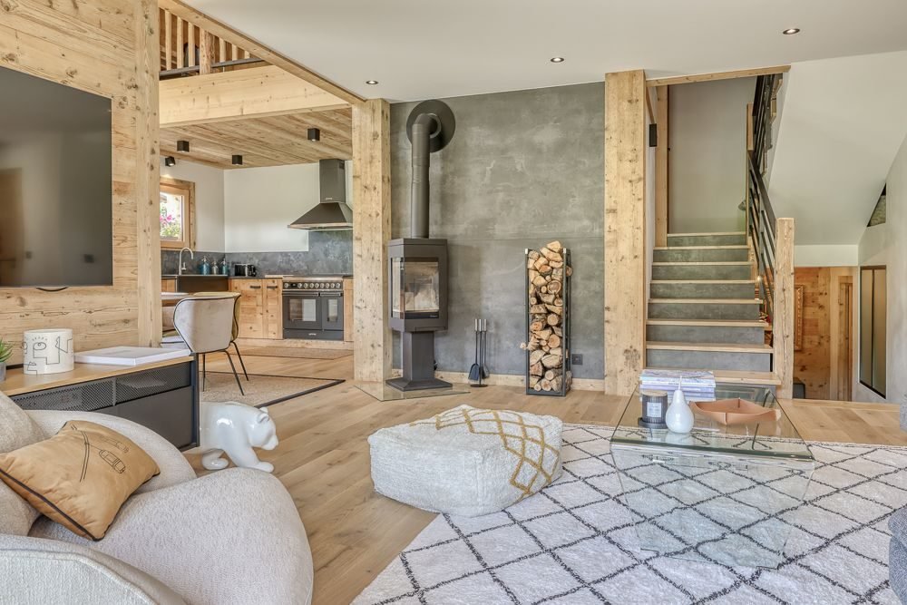 Brand-new chalet for rent in Praz-sur-Arly, at the foot of the Espace Diamant slopes. - Photo 2