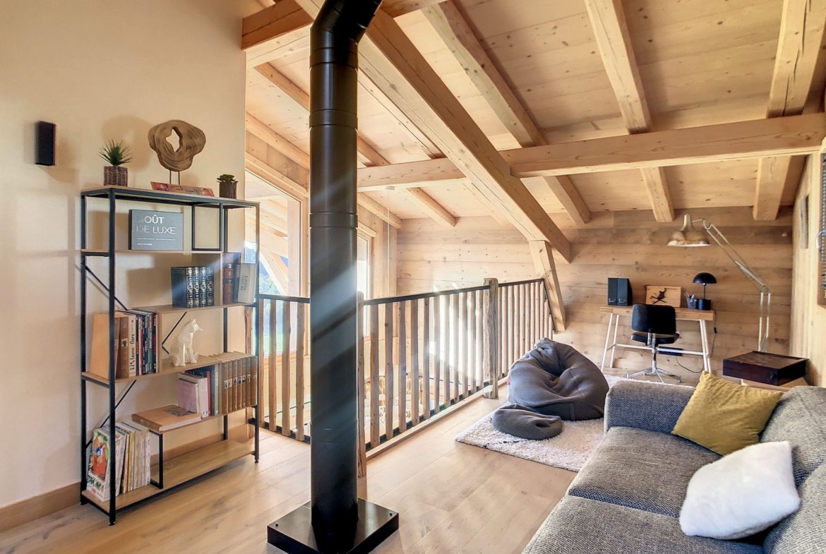 Brand-new chalet for rent in Praz-sur-Arly, at the foot of the Espace Diamant slopes. - Photo 14