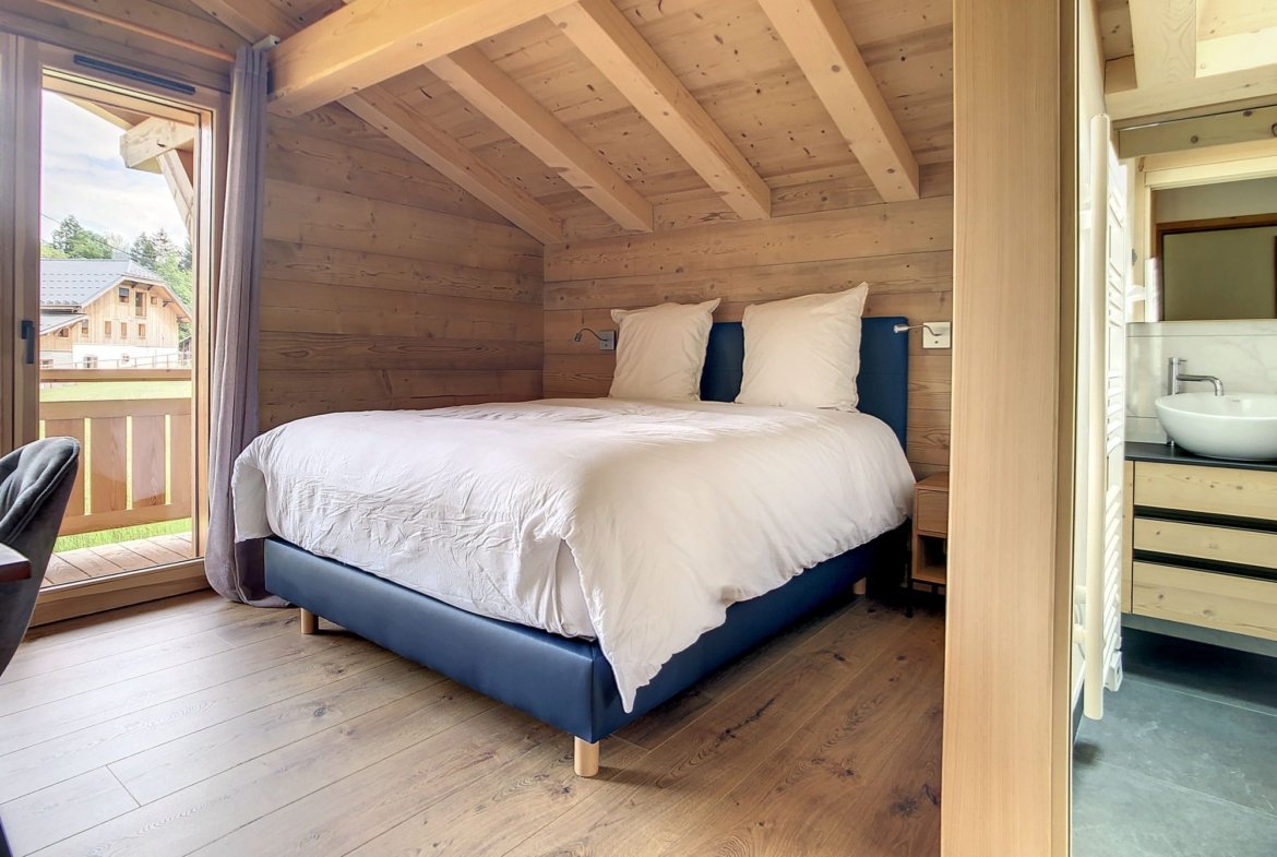 Brand-new chalet for rent in Combloux, facing Mont Blanc. - Photo 9