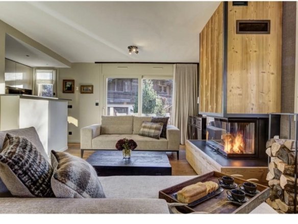 Contemporary chalet for rent in Megève. - Photo 1