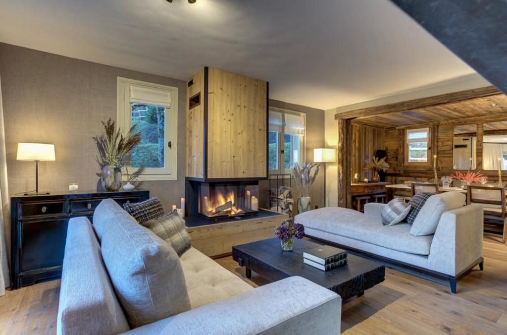 Contemporary chalet for rent in Megève. - Photo 2