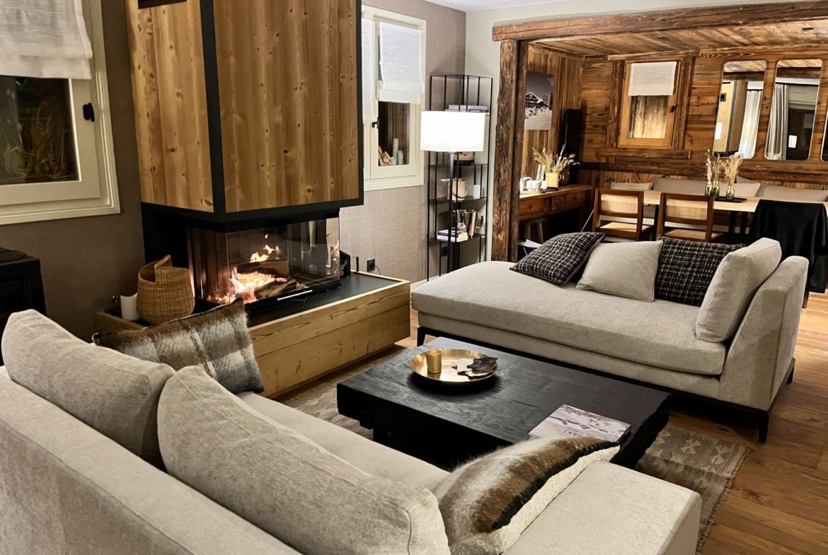 Contemporary chalet for rent in Megève. - Photo 3