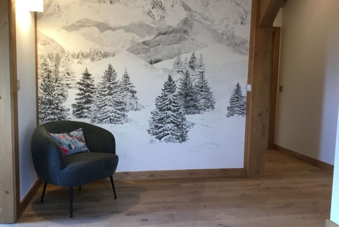 Magnificent brand-new chalet with a view for rent in Combloux, near the Princesse slopes. - Photo 8