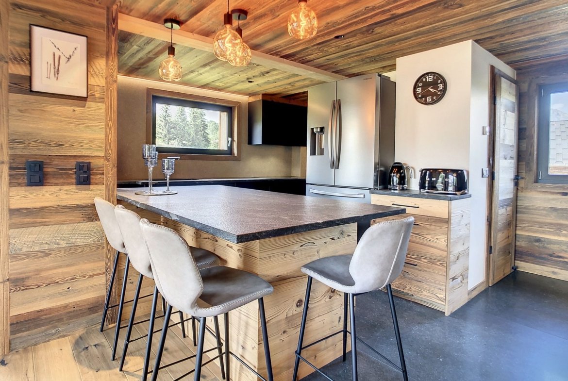Brand-new, contemporary chalet for rent in Demi-Quartier, 3 minutes' drive from the Princesse slopes. - Photo 4