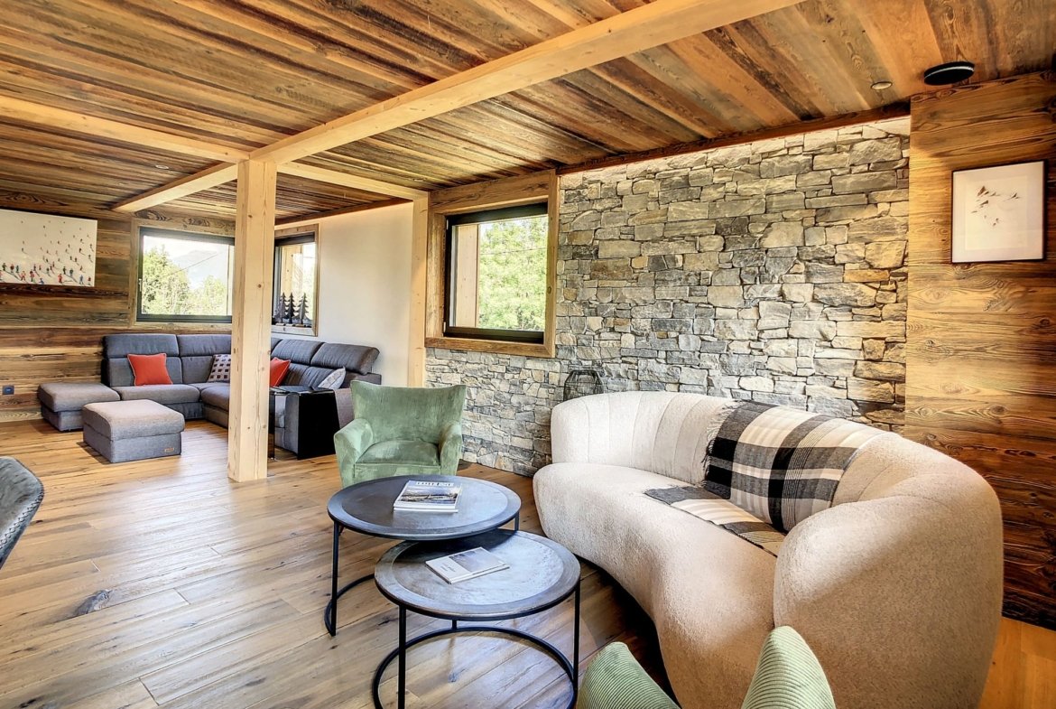 Brand-new, contemporary chalet for rent in Demi-Quartier, 3 minutes' drive from the Princesse slopes. - Photo 6