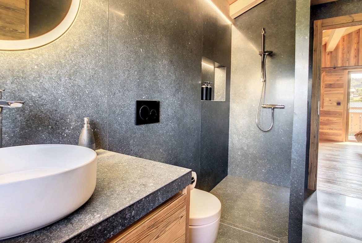 Brand-new, contemporary chalet for rent in Demi-Quartier, 3 minutes' drive from the Princesse slopes. - Photo 14