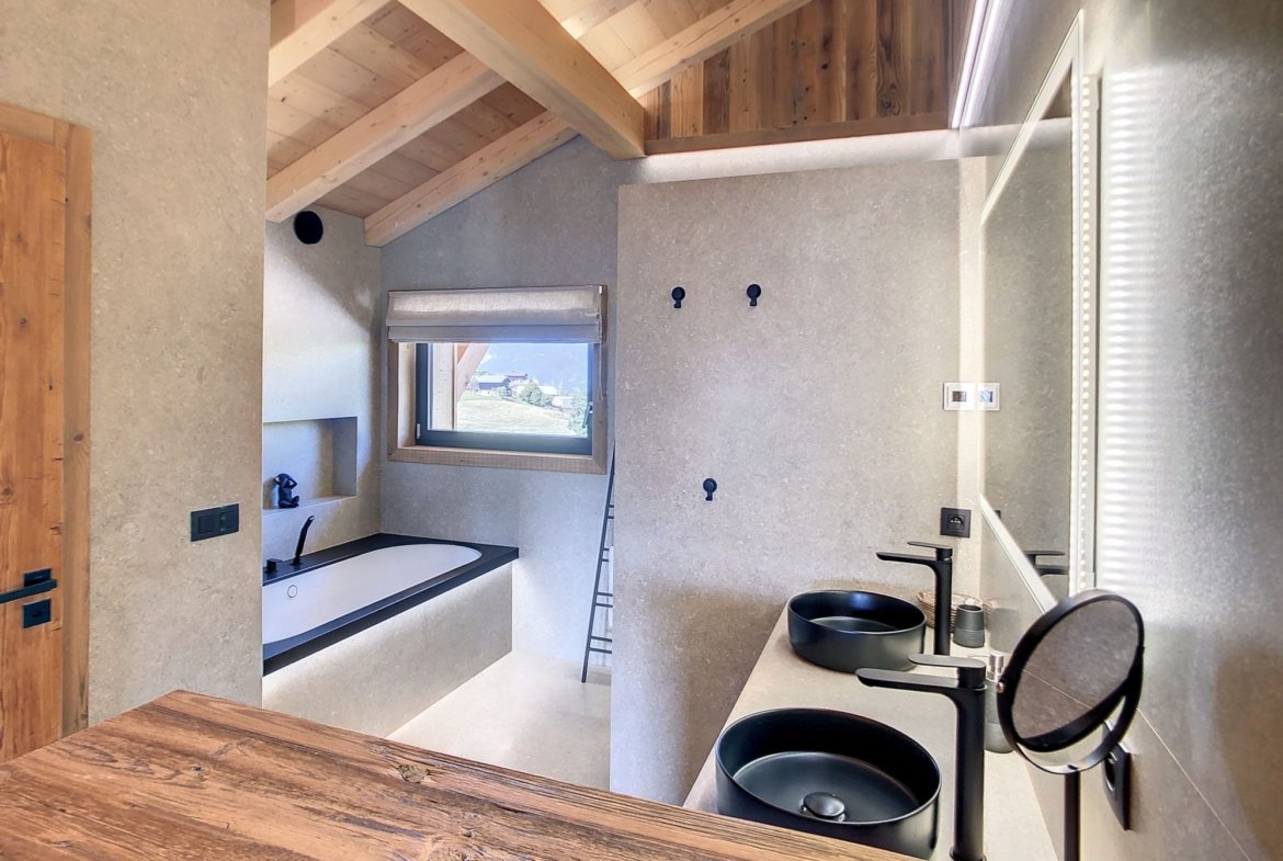 Brand-new, contemporary chalet for rent in Demi-Quartier, 3 minutes' drive from the Princesse slopes. - Photo 16