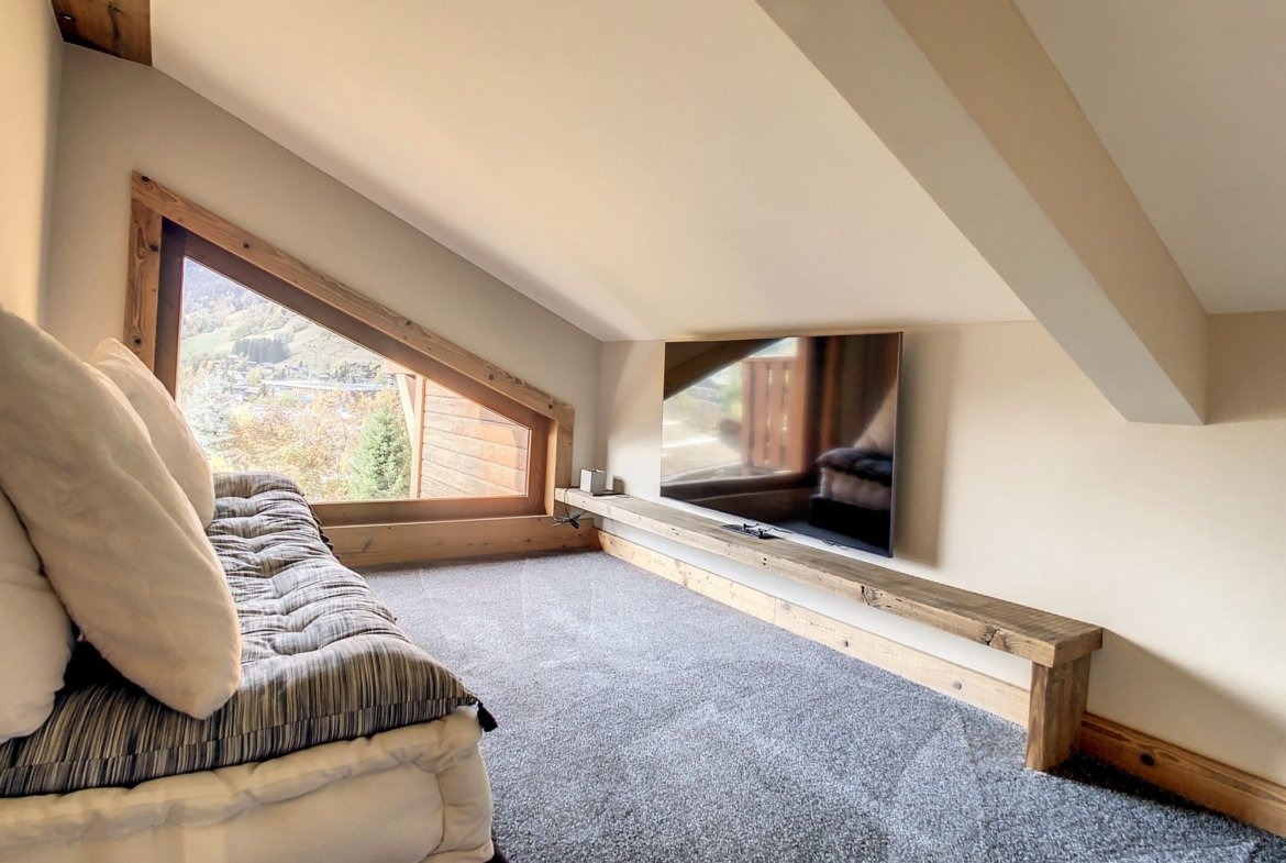 Appartement duplex avec vue à louer centre de Megève — photo 6
