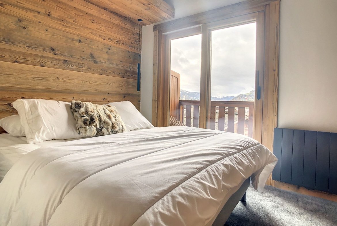Appartement duplex avec vue à louer centre de Megève — photo 9