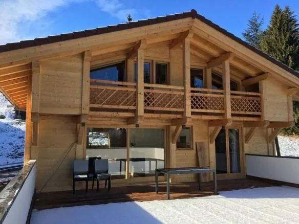 Brand-new chalet for rent near the centre of Combloux, with a shuttle to the slopes. - Photo 1