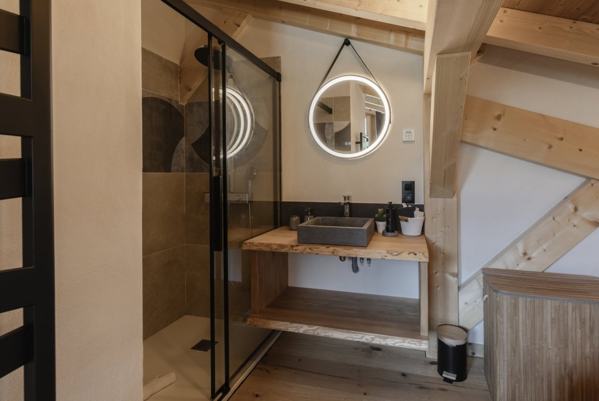 Chalet Stem - Chambre 1, salle de bain