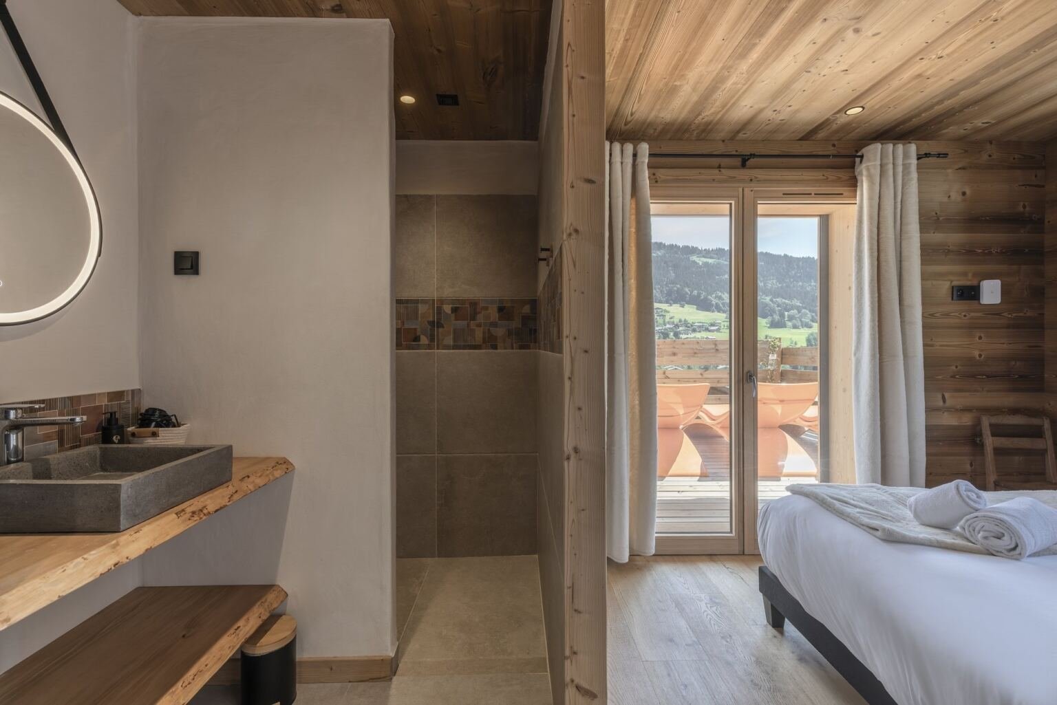 Chalet Stem - Chambre 5, salle de bain