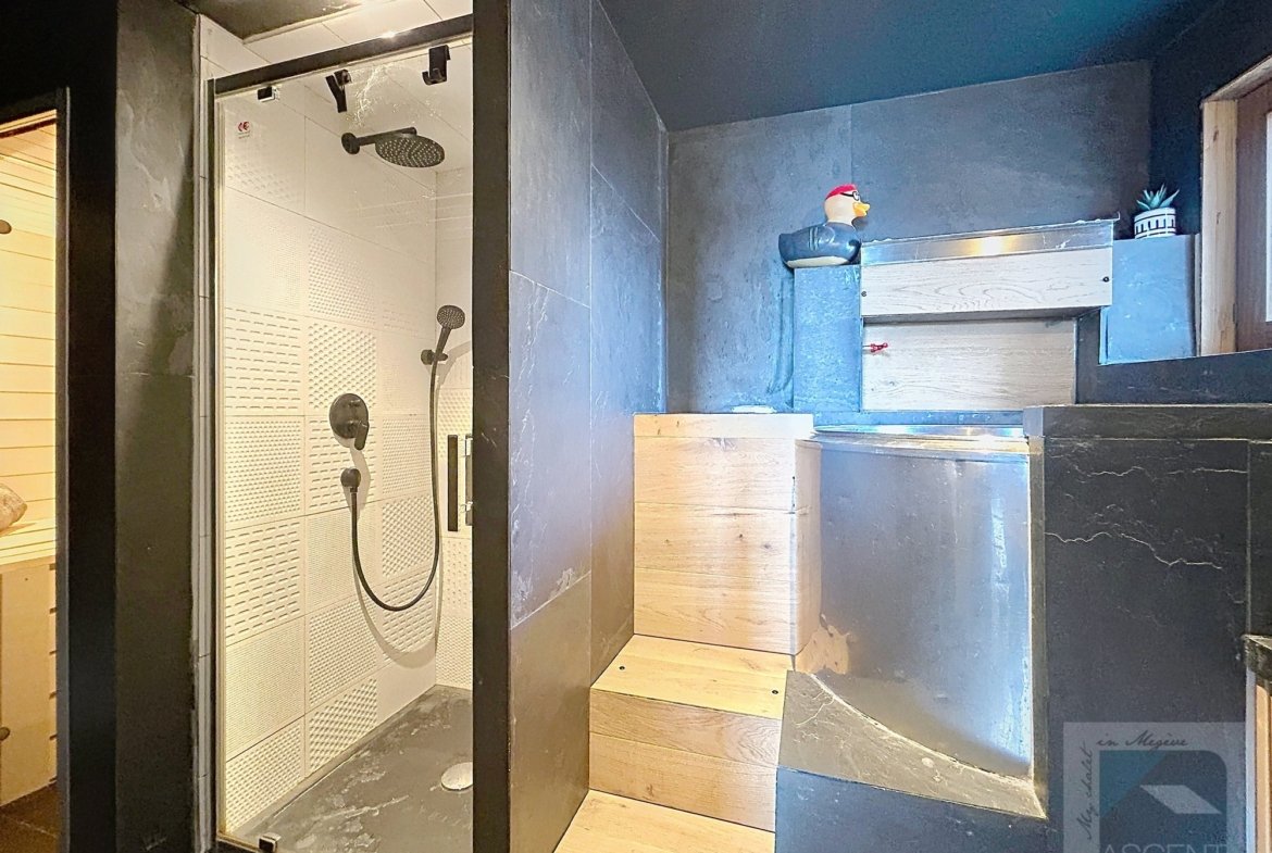 Appt Comblours - Salle de bain, sauna et bain froid