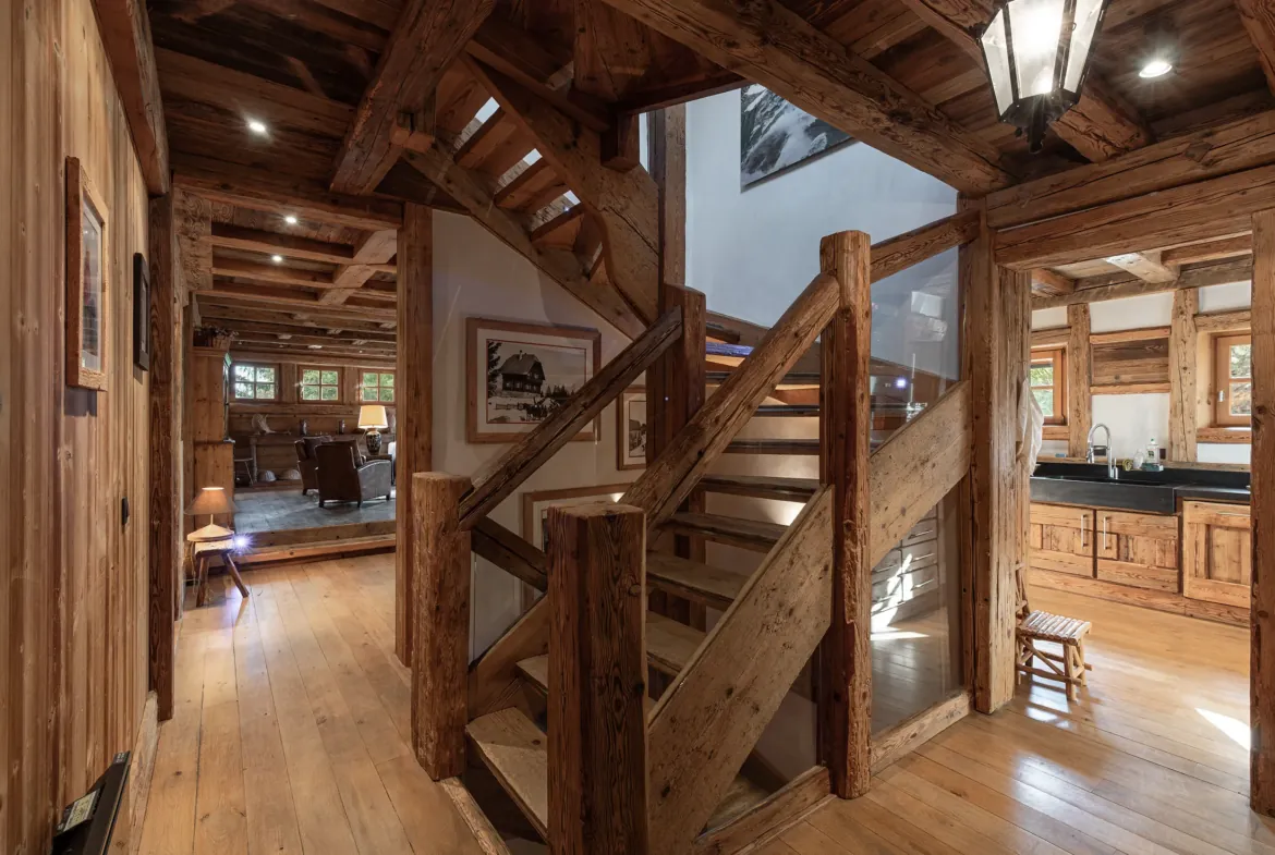 Entrée — Chalet Jaillet, location saisonnière à Megève