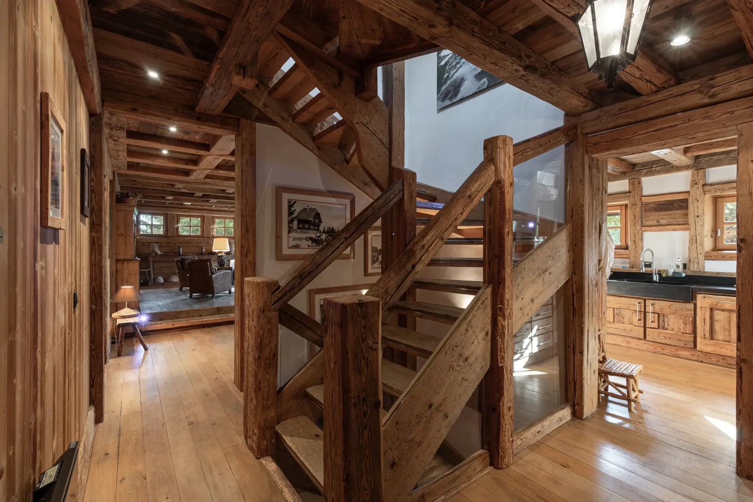 Entrée — Chalet Jaillet, location saisonnière à Megève