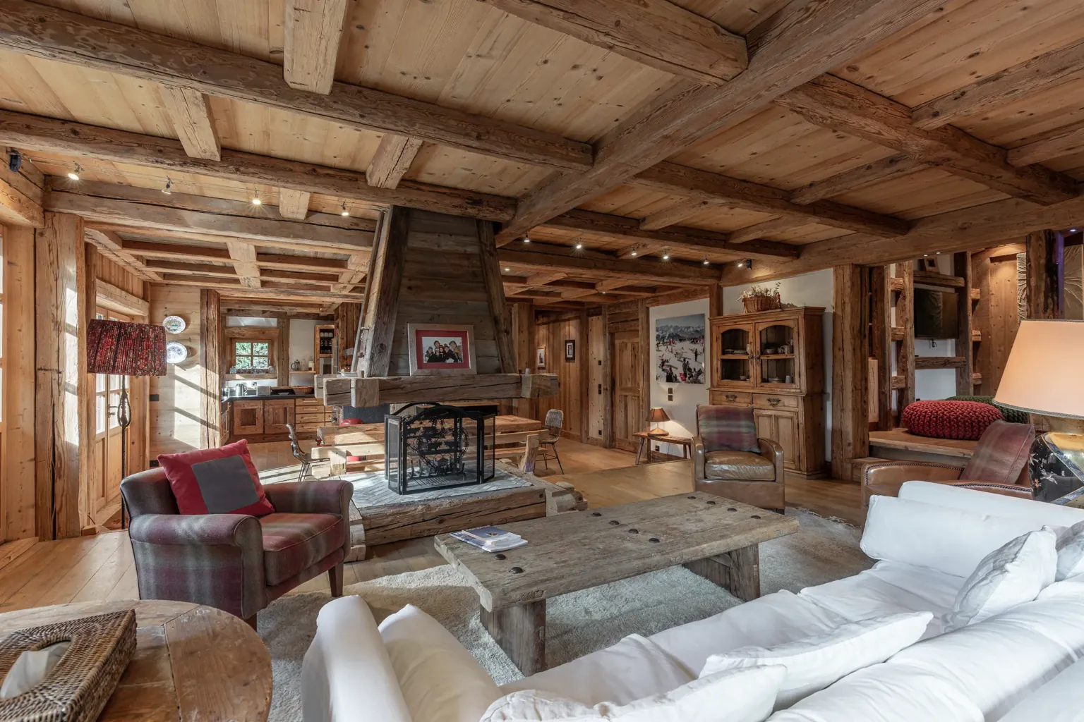 Salon — Chalet Jaillet, location saisonnière à Megève