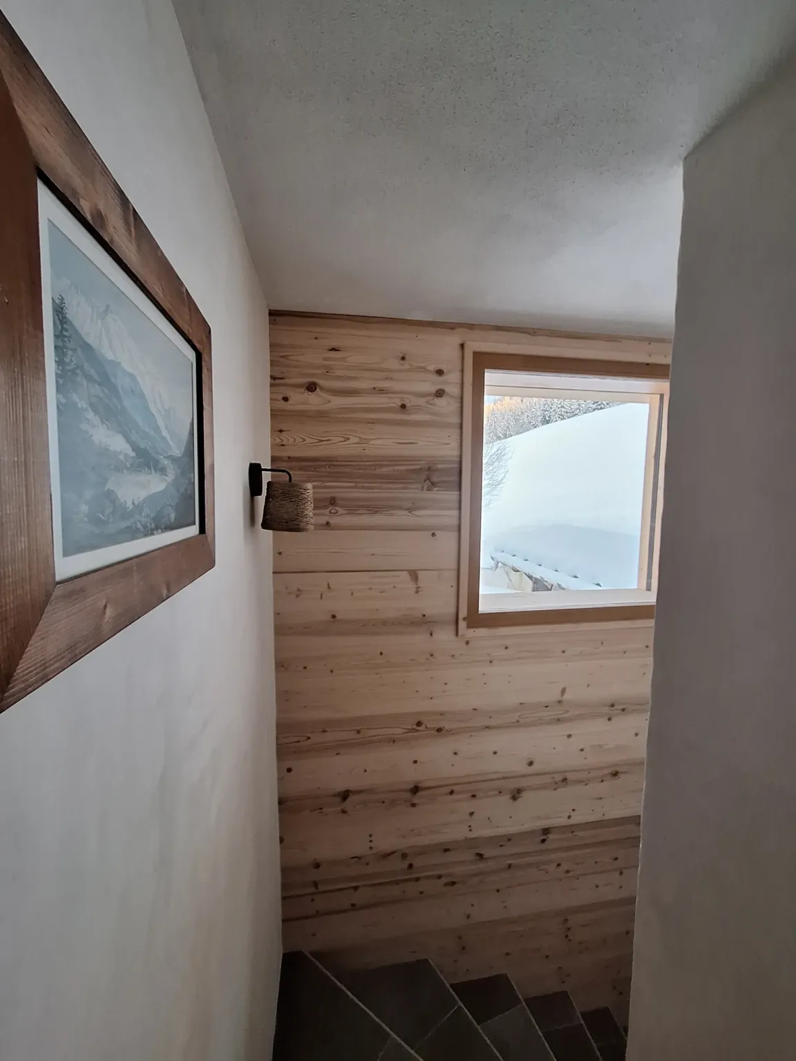 Chalet Le Stevaly, Megève — Escalier et bardage bois Chalet Le Stevaly, Megève — Escalier et bardage bois