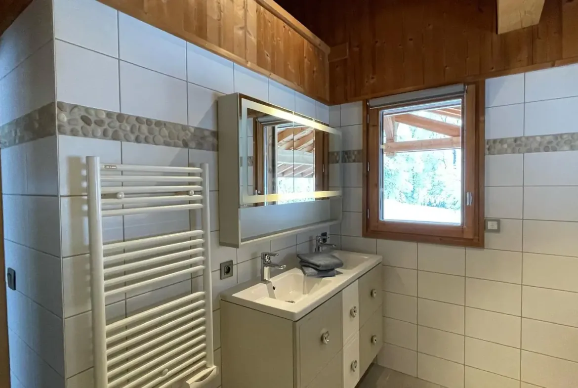 Salle de bain — Chalet Roc et Soleil, location saisonnière à Megève
