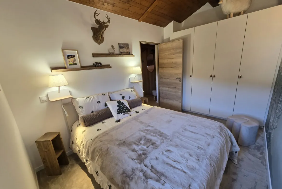Le Refuge du Buet, Megève — Chambre parentale et dressing