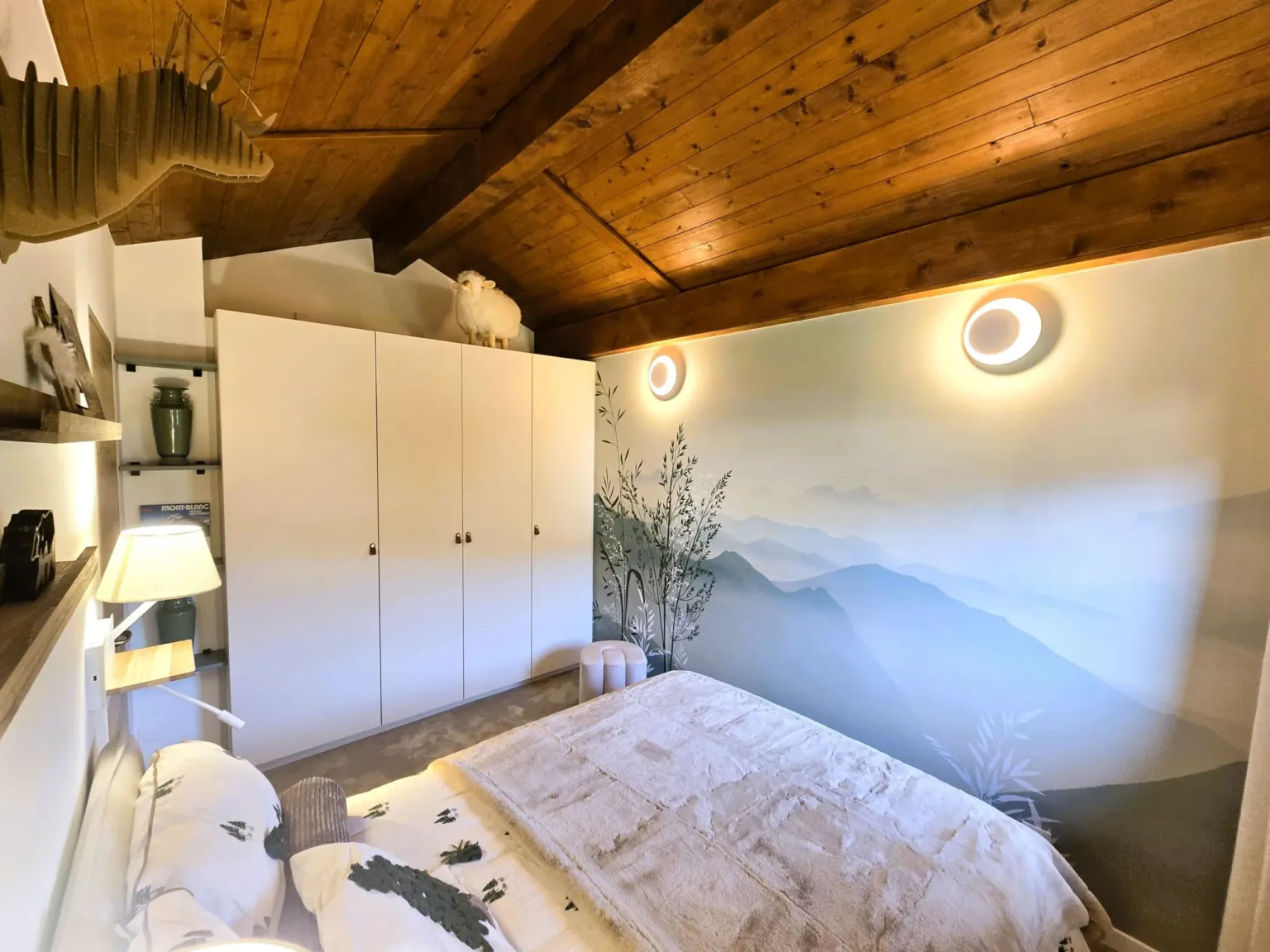 Le Refuge du Buet, Megève — Dressing de la chambre parentale