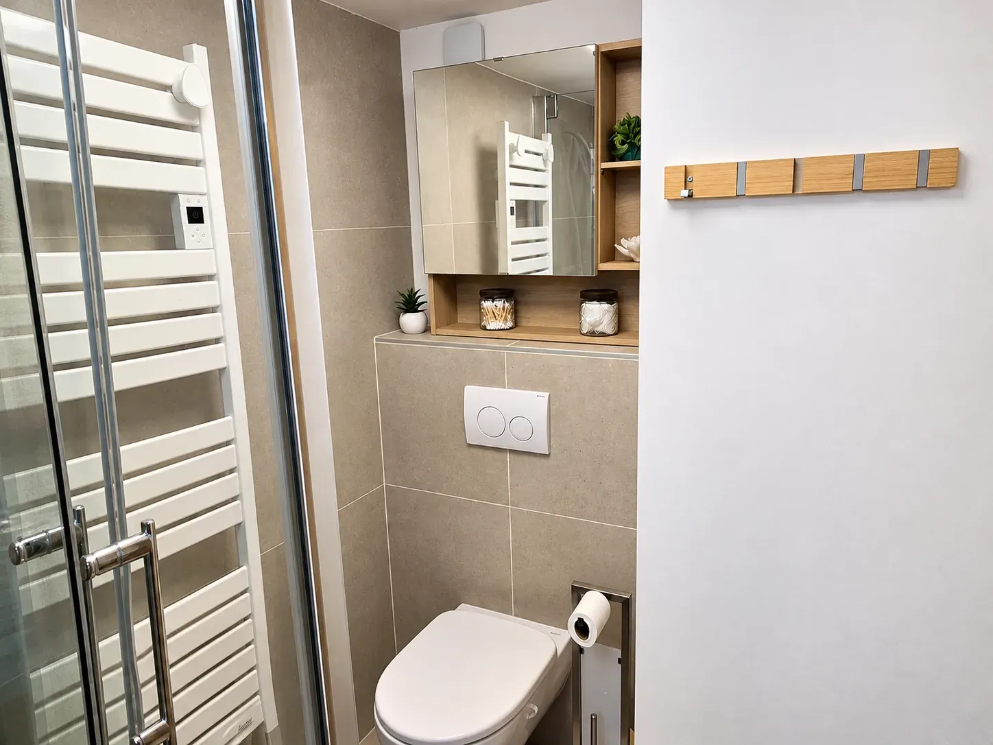 Le Refuge du Buet, Megève — Toilettes et sèche-serviettes