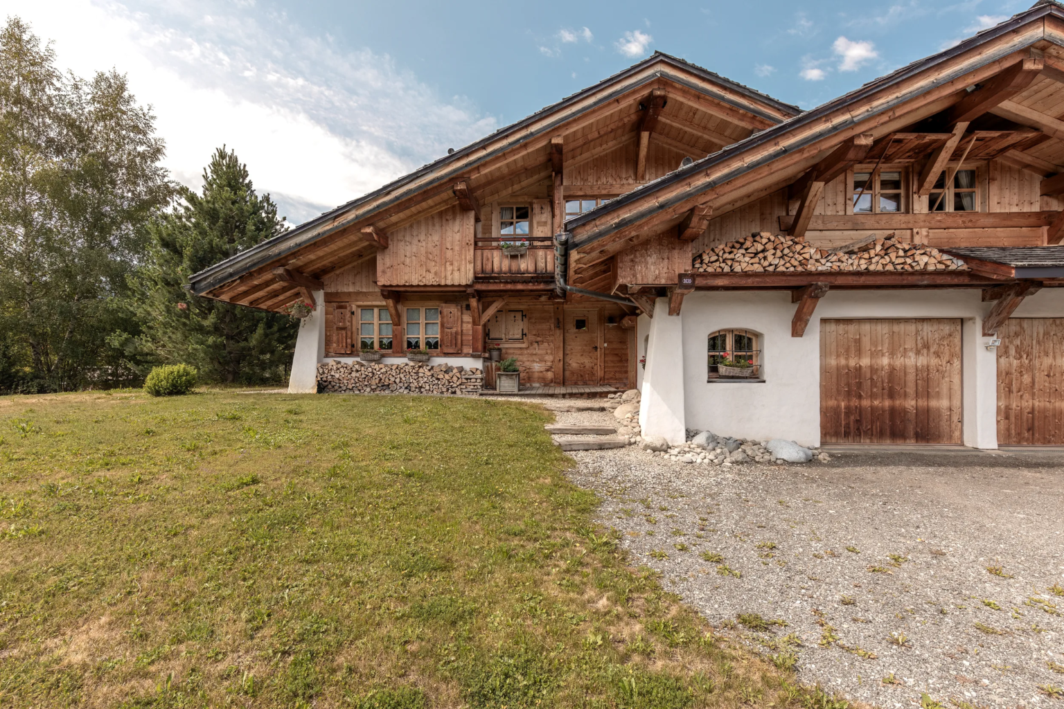 Extérieur du chalet — Chalet Mandarine, location saisonnière à Megève